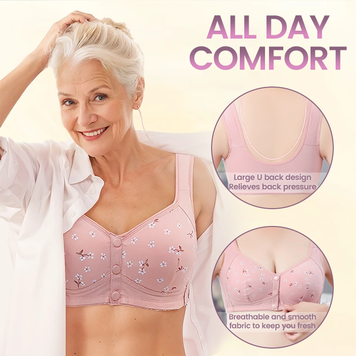 Ceoerty™ Daisy Comfort Button Bra