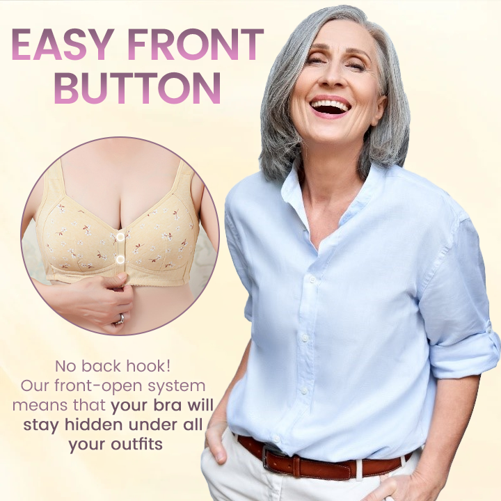 Ceoerty™ Daisy Comfort Button Bra