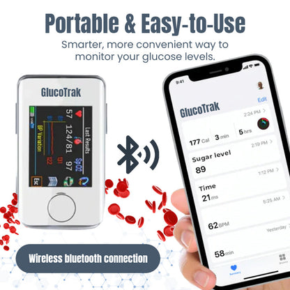 Ceoerty™ GlucoTrak Glucose Monitoring Device - 👨‍⚕️American Diabetes Association (ADA) Approved