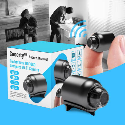 Ceoerty™ PocketView HD 1080P Compact Wi-Fi Camera