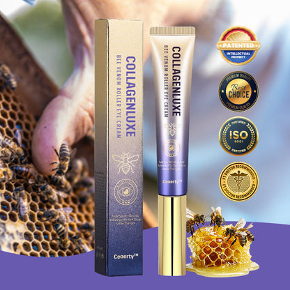 Ceoerty™ CollagenLuxe Bee Venom Roller Eye Cream - 👨‍⚕️US Dermatologist Approved