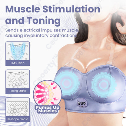 Ceoerty™ MAXLift EMS Bust Massager Bra