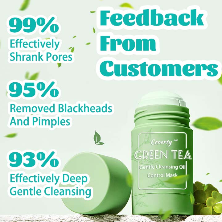 Ceoerty™ Green Tea Gentle Cleansing Oil Control Mask