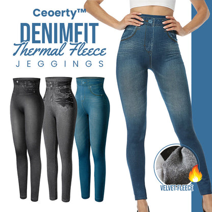 Ceoerty™ DenimFit Thermal Fleece Jeggings