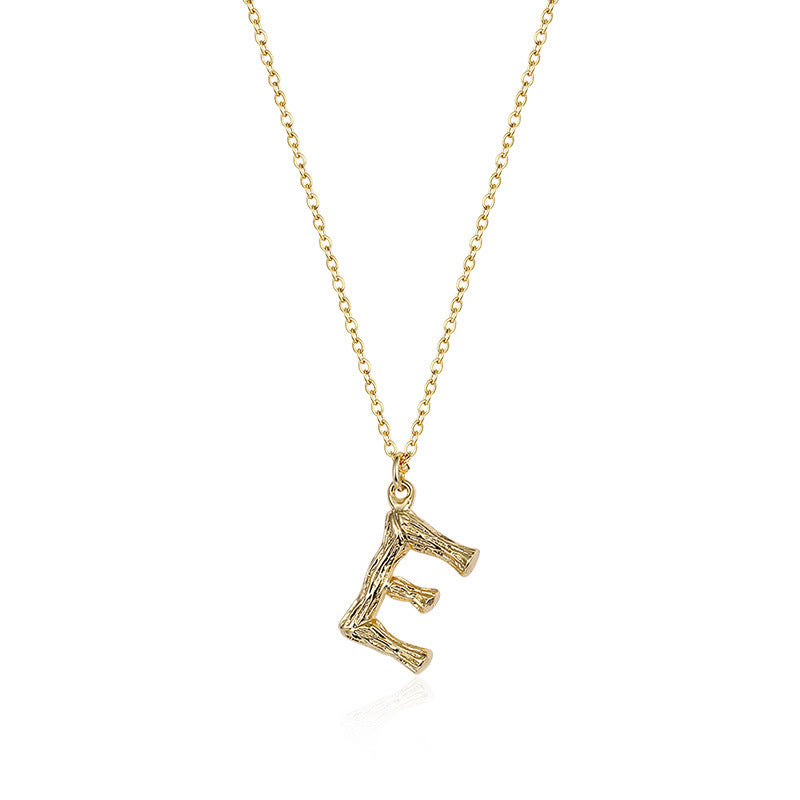 Initial Pendant Necklace｜(Letter A-Z)