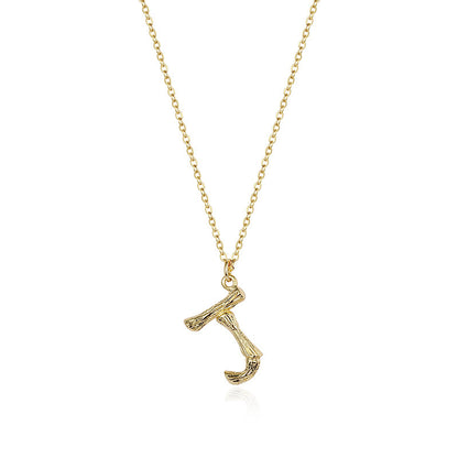 Initial Pendant Necklace｜(Letter A-Z)