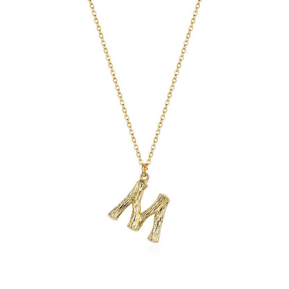 Initial Pendant Necklace｜(Letter A-Z)