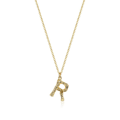 Initial Pendant Necklace｜(Letter A-Z)