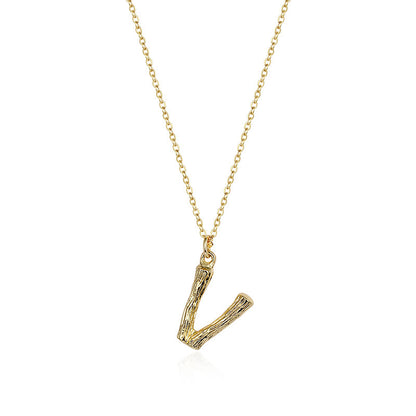 Initial Pendant Necklace｜(Letter A-Z)