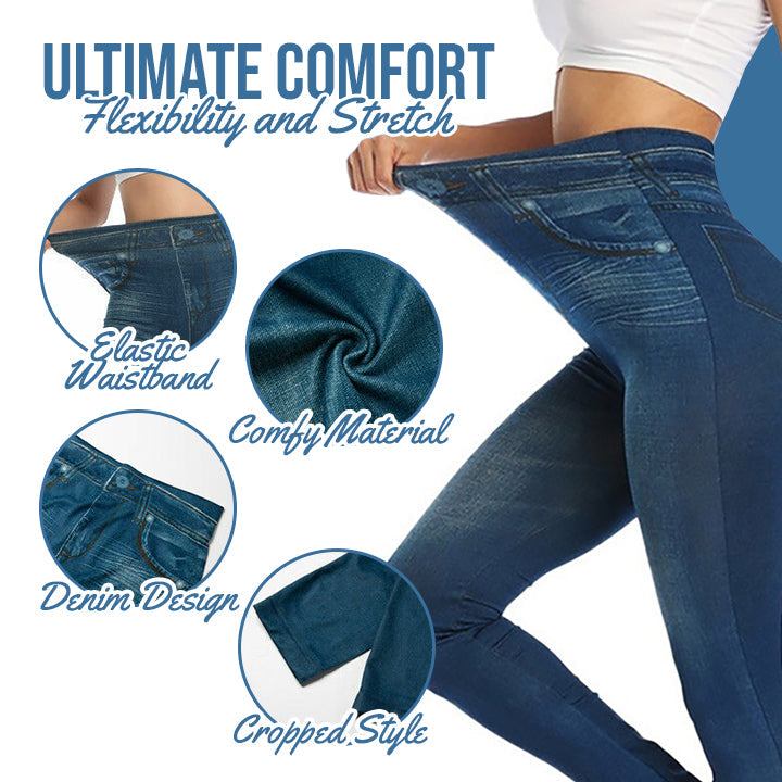 Ceoerty™ DenimFit Thermal Fleece Jeggings